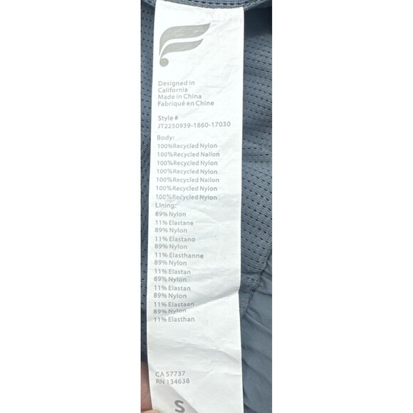 Fabletics Women's Alayia Color Block Storm Cloud Jacket & Track Pant Set Sz S - Picture 12 of 16